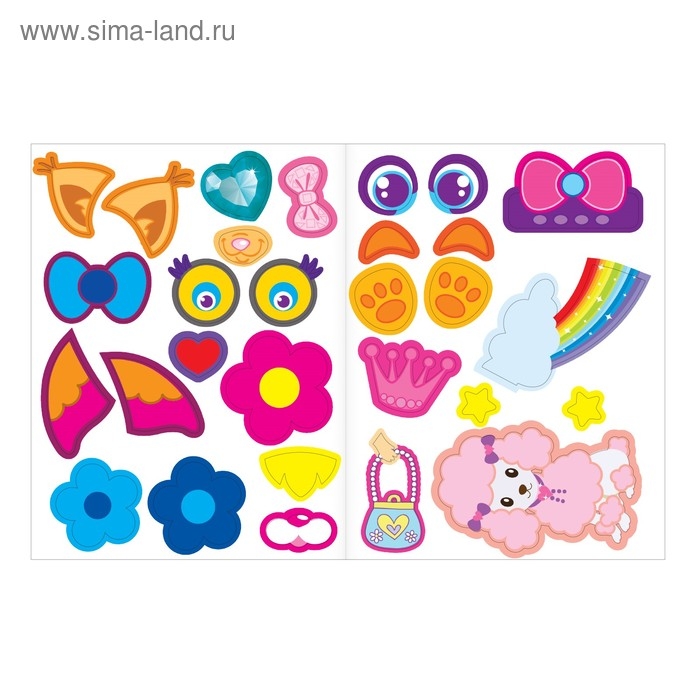 Наклейки обучающие &laquo;Для девочек&raquo;, 12 стр.