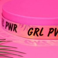 Ремень женский голография "GRL PWR" Ремень женский голография "GRL PWR"