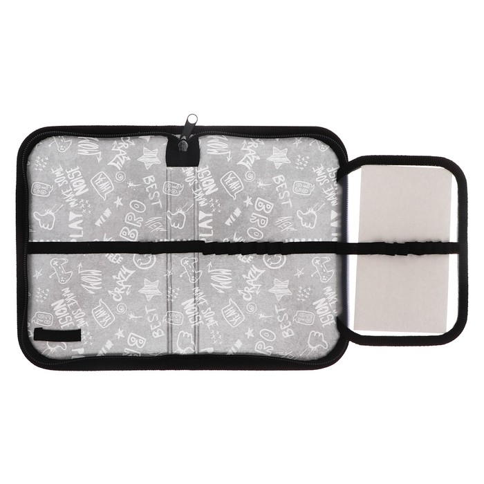 Пенал 1 секция 135 х 212 х 26 мм, с откидной планкой, текстильный, Оникс ПКТ 07-20 МАХ, Skate republic, 70647