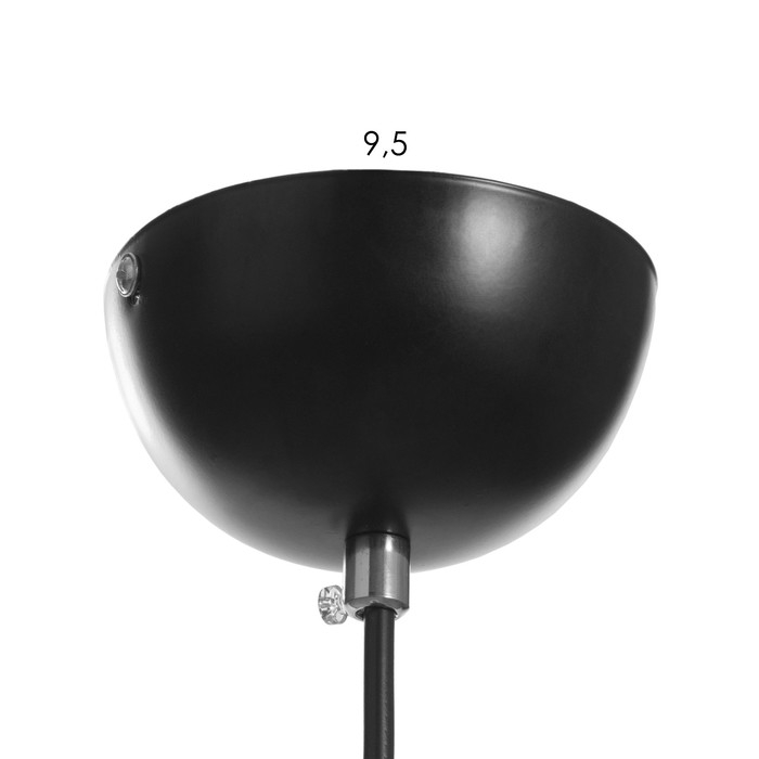 Светильник Светильник "Алва" G9 40Вт черный 12х12х18-118 см