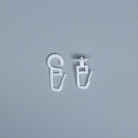 Карниз двухрядный, ширина 120 см, d=28 мм, пластиковые элементы, цвет дуб Карниз двухрядный, ширина 120 см, d=28 мм, пластиковые элементы, цвет дуб