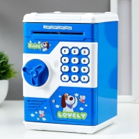 Копилка пластик для монет и купюр "Сейф - Зверушки" 3АА МИКС 19х12,5х13 см Копилка пластик для монет и купюр "Сейф - Зверушки" 3АА МИКС 19х12,5х13 см