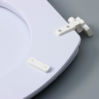 Сиденье для унитаза с крышкой Доляна &laquo;Пляж со звездой&raquo;, 40&times;37 см, мягкое