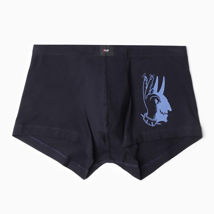 Трусы мужские боксеры, цвет тёмно-синий, размер 46 (S)