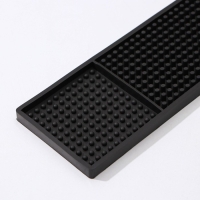 Барный коврик Доляна, 60&times;8&times;0,9 см, резина