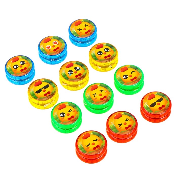 Йо-йо «Смайлик» световой, виды МИКС Йо-йо «Смайлик» световой, виды МИКС