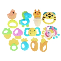 Набор погремушек &laquo;Беби&raquo;, с эластичными элементами, 12 шт., Крошка Я