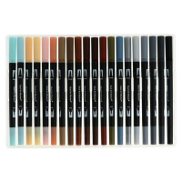 Набор профессиональных маркеров, 100 штук/100 цветов, двусторонние