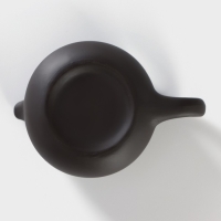 Набор для чайной церемонии керамический &laquo;Глина&raquo;, 11 предметов: 8 пиал 40 мл, чайник, молочник, ступка, цвет коричневый