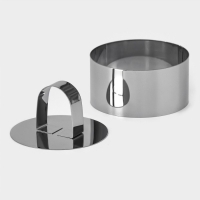 Форма для выкладки Доляна &laquo;Кольцо&raquo;, 8&times;4 см, с прессом, толщина 5 мм