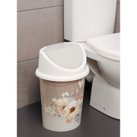 Ведро для мусора с подвижной крышкой Виолет &laquo;Акварель&raquo;, 14 л