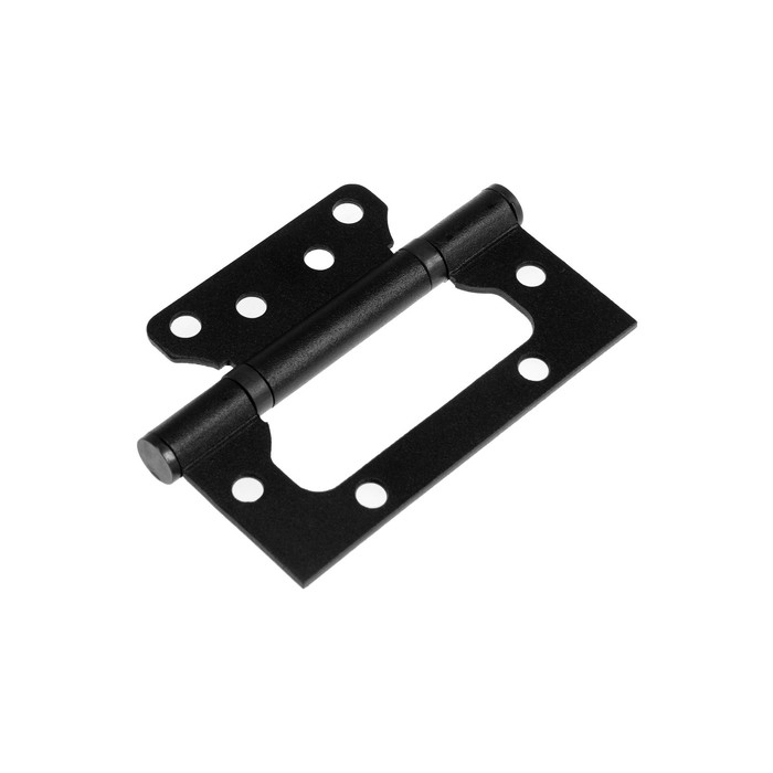 Петля-бабочка ТУНДРА, 100х70х2.0 мм, универсальная, без врезки, цвет черный, 2 шт. Петля-бабочка ТУНДРА, 100х70х2.0 мм, универсальная, без врезки, цвет черный, 2 шт.