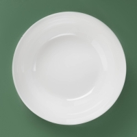 Салатник новогодний Доляна &laquo;Рождественский вечер&raquo;, 580 мл, 15,5&times;6 см, фарфор, цвет белый