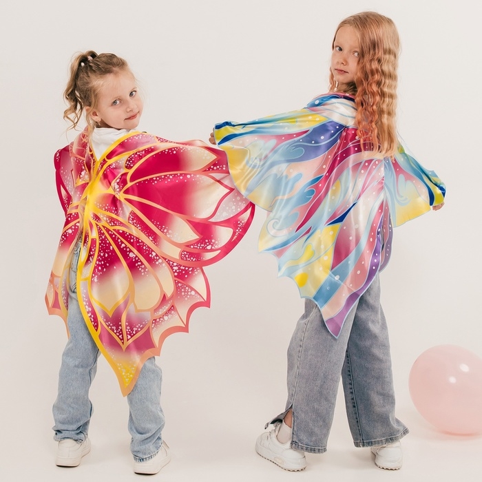 Карнавальные крылья на резинках &laquo;Чудесная фея&raquo;, 80 &times; 100 см