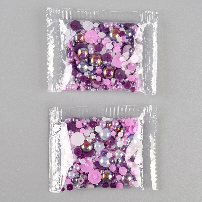 Ёлочная игрушка своими руками на новый год. Декор ёлочного шара полубусинами и блестками «Фиолетовый», новогодний набор для творчества Ёлочная игрушка своими руками на новый год. Декор ёлочного шара полубусинами и блестками «Фиолетовый», новогодний набор для творчества