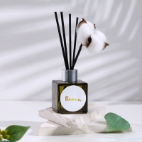 Диффузор ароматический с цветком хлопка "Нежный", 50 мл, ваниль, "Богатство Аромата" Диффузор ароматический с цветком хлопка "Нежный", 50 мл, ваниль, "Богатство Аромата"