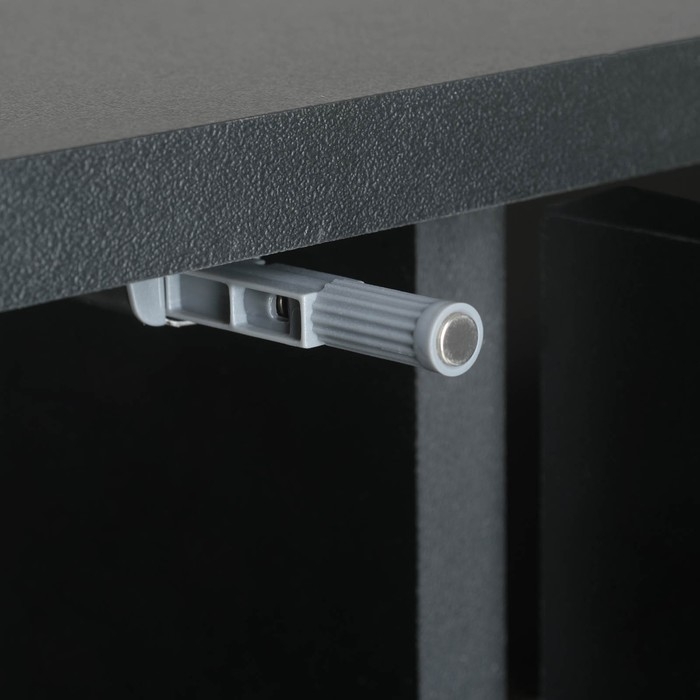 Тумба подвесная под ТВ 4, 1800х640х210, цвет чёрный