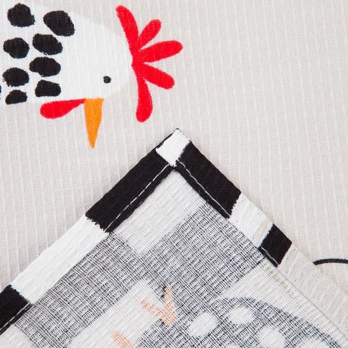 Набор кухонных полотенец Доляна &laquo;С праздником Светлой Пасхи&raquo;, 35х60см-2 шт, 100% хлопок, вафля 160 г/