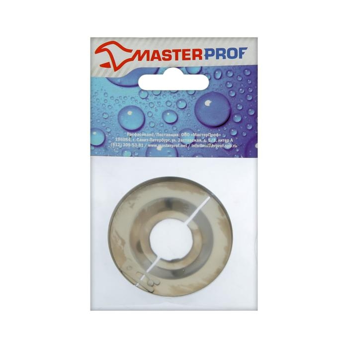 Декоративный отражатель MasterProf ИС.130515, 1/2 Декоративный отражатель MasterProf ИС.130515, 1/2", 53x22x7 мм, разъемный, нерж. сталь, хром