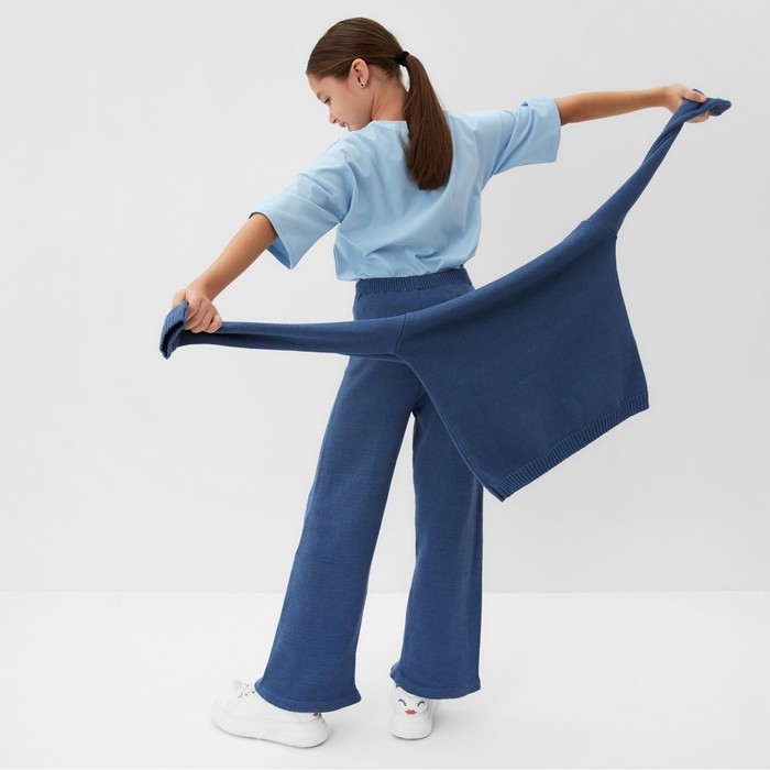 Костюм вязаный детский (Свитер и брюки) MINAKU, цвет синий, рост 110 см Костюм вязаный детский (Свитер и брюки) MINAKU, цвет синий, рост 110 см