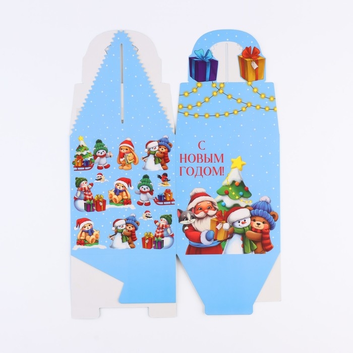 Коробка новогодняя складная &laquo;Детский Новый год&raquo; 14 х 16 х 14 см, Новый год