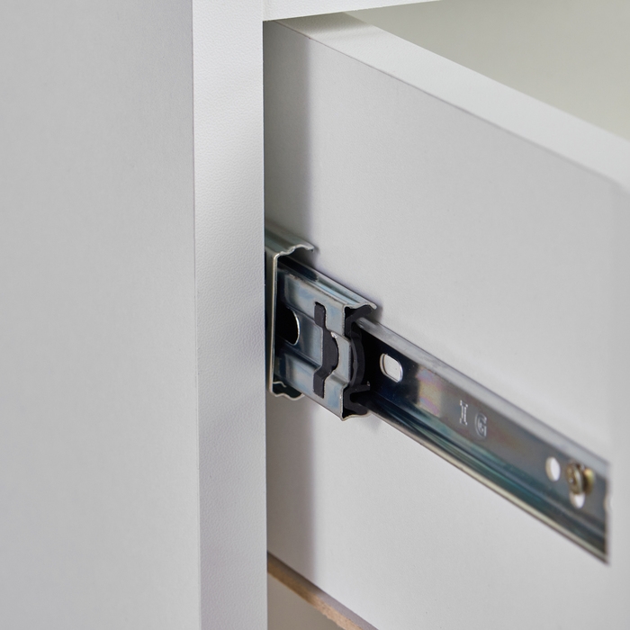 Пенал для ванной комнаты, белый, 40 х 33 х 185 см