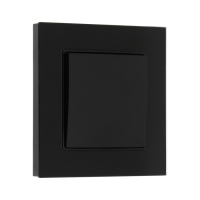 Выключатель TOT Glossy Glass, 10 А, 1 клавиша, скрытый, стекло, черный Выключатель TOT Glossy Glass, 10 А, 1 клавиша, скрытый, стекло, черный