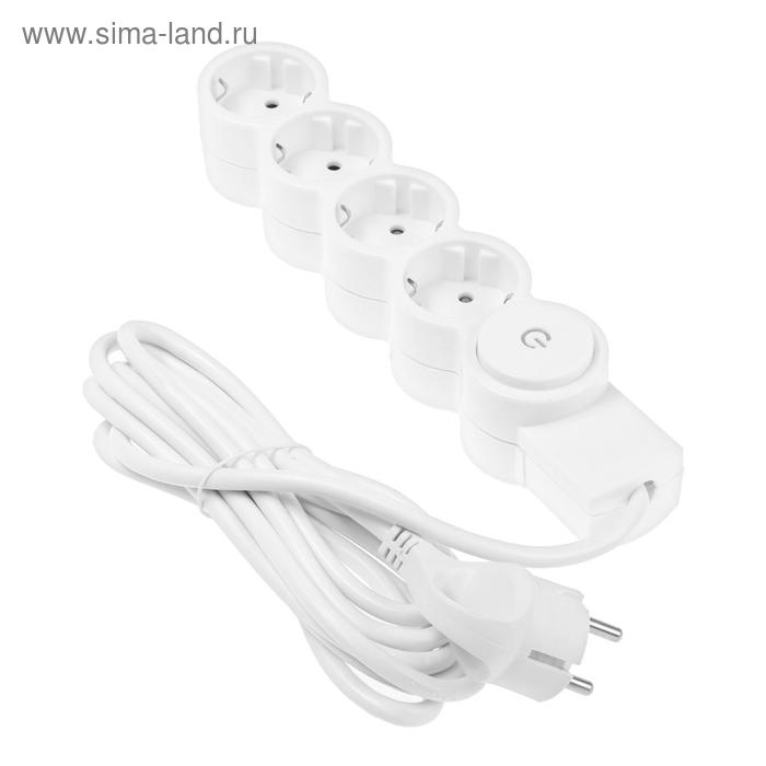 Удлинитель Duwi, 4 розетки, 3 м, 10 А, 2200 Вт, ПВС 3х0.75 мм2, с з/к, со шторками, белый Удлинитель Duwi, 4 розетки, 3 м, 10 А, 2200 Вт, ПВС 3х0.75 мм2, с з/к, со шторками, белый