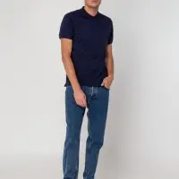 Рубашка поло мужская Virma Stretch, темно-синяя, размер XXL