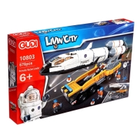 Конструктор Космос &laquo;Шатл на погрузчике&raquo;, 676 деталей