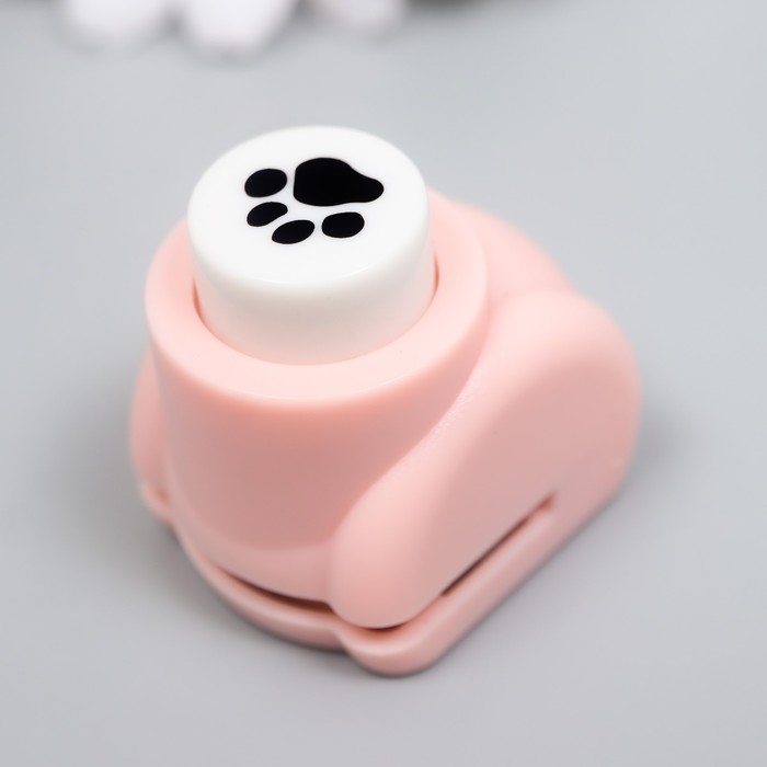 Дырокол фигурный Дырокол фигурный "Отпечаток лапки" d=0,8 см МИКС 3х2,5х2,5 см