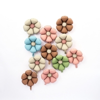 Шар фольгированный 19" &laquo;Ромашка&raquo;, матовый, цвет молочный белый