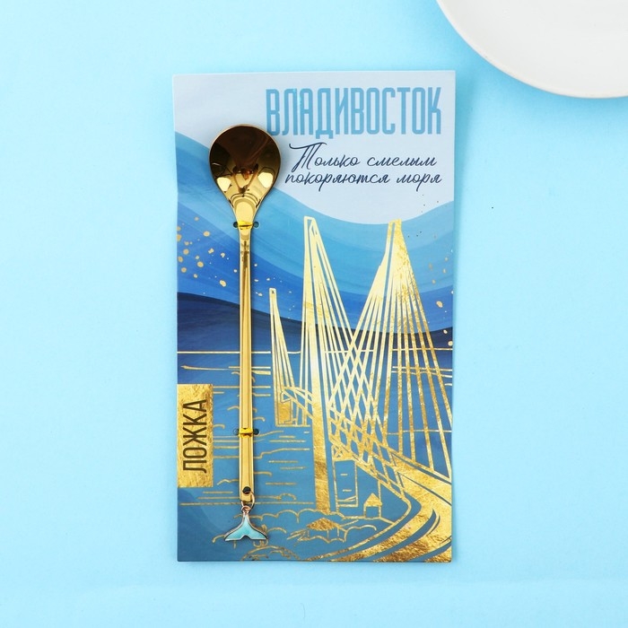 Ложка с подвесом &laquo;Владивосток&raquo;, 2,7 х 14,8 см