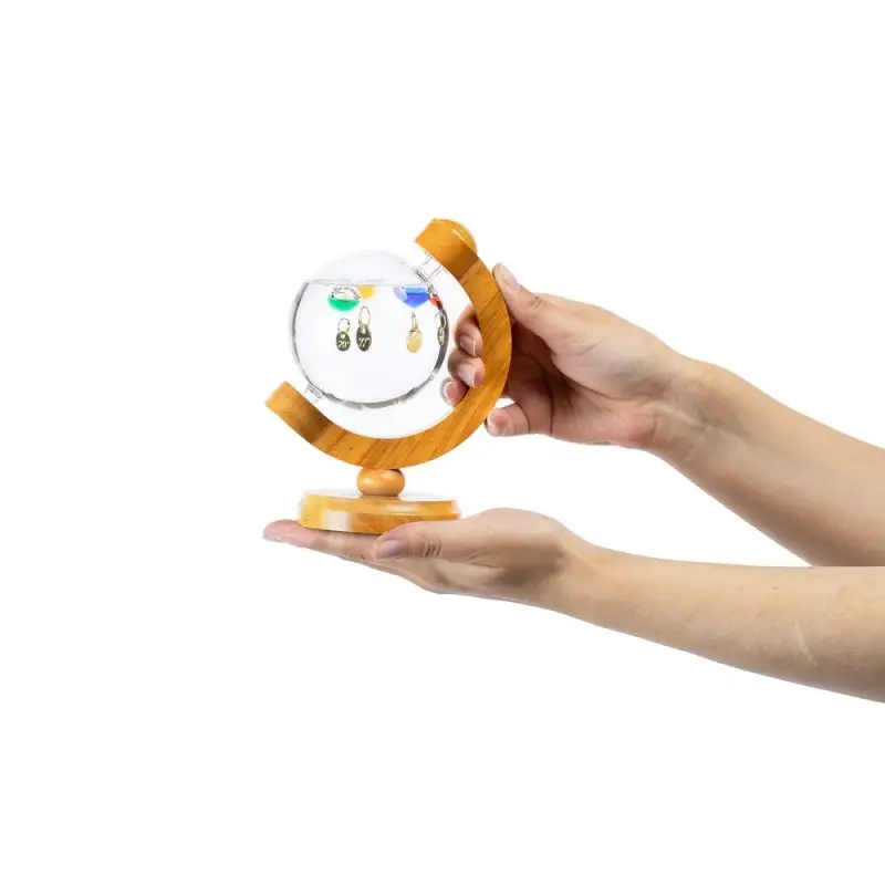 Термометр-шар &laquo;Галилео&raquo; в деревянном корпусе