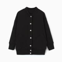 Бомбер детский MINAKU цвет чёрный, рост 110 см Бомбер детский MINAKU цвет чёрный, рост 110 см