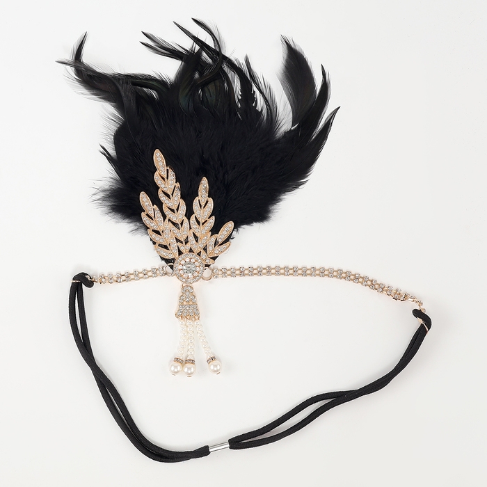 Повязка на голову карнавальная «Леди» Повязка на голову карнавальная «Леди»