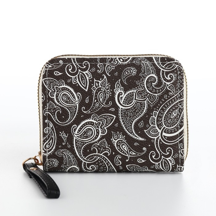 Кошелёк женский на молнии, цвет чёрный Кошелёк женский на молнии, цвет чёрный