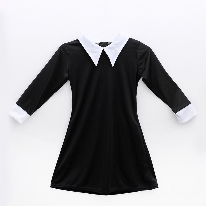 Карнавальный набор &laquo;Маленькая злодейка&raquo;: платье, ободок с косичками, гольфы, сумка, рост 104-110 см