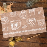 Полотенце кухонное «Cup of tea» 35х60см, МИКС Полотенце кухонное «Cup of tea» 35х60см, МИКС