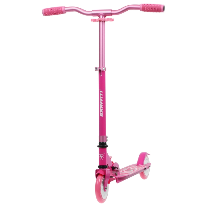 Самокат городской GRAFFITI Comfort 120, складной, колёса PU 120 мм, ABEC 7 Carbon