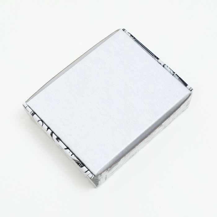 Коробка подарочная крышка-дно "Коллаж", без окна, 18 х 15 х 5 см