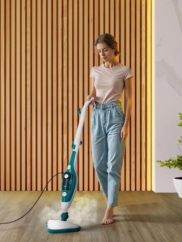 Паровая швабра Паровая швабра "2 в 1" с насадками КТ-3907 - 1500 Вт