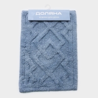 Коврик для дома Доляна &laquo;Нежность&raquo;, 40&times;60 см, цвет голубой