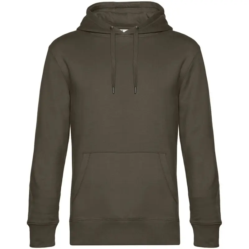 Толстовка с капюшоном унисекс King, хаки, размер XS Толстовка с капюшоном унисекс King, хаки, размер XS