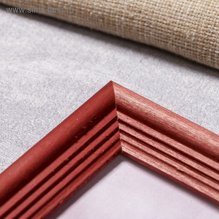 Фоторамка сосна с20 красный 30х42 см (пластиковый экран)