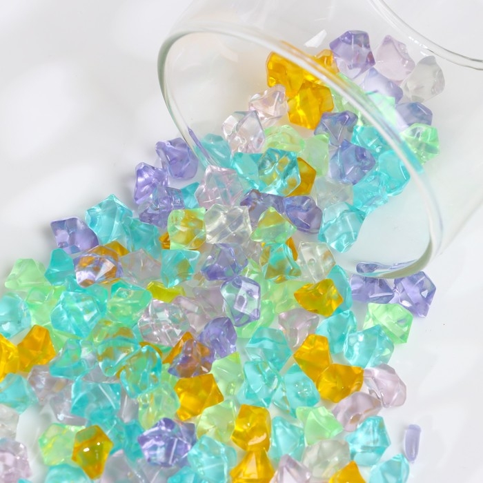 Светящийся декор Светящийся декор "Камешки" микс, 300гр / 1,5см