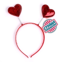 Карнавальный ободок «Сердечки» Карнавальный ободок «Сердечки»