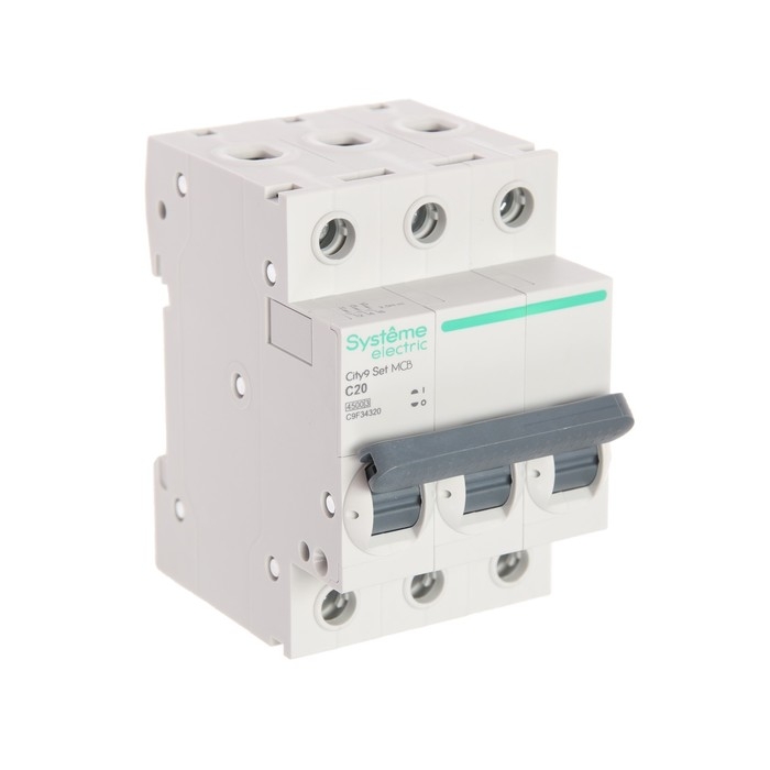 Автоматический выключатель SE City9 Set, С, 20 А, 3P, 4.5 kA, 400 В Автоматический выключатель SE City9 Set, С, 20 А, 3P, 4.5 kA, 400 В