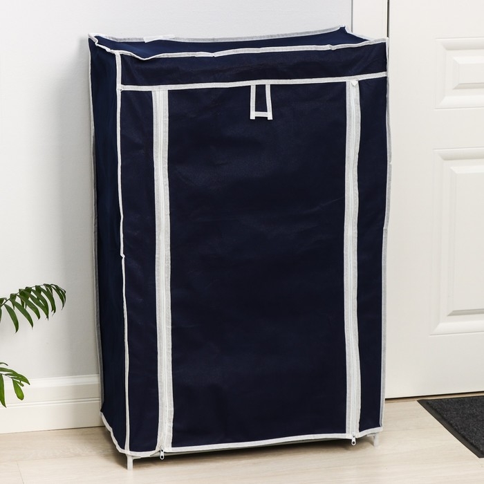 Обувница, 5 ярусов, 57&times;28&times;90 см, цвет синий