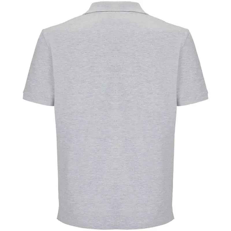 Рубашка поло унисекс Pegase, серый меланж, размер XXS